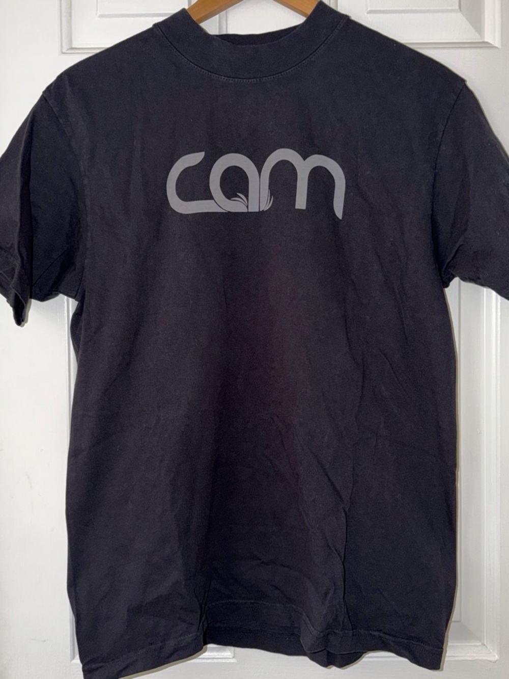 Men's Black Graphic Logo Tee